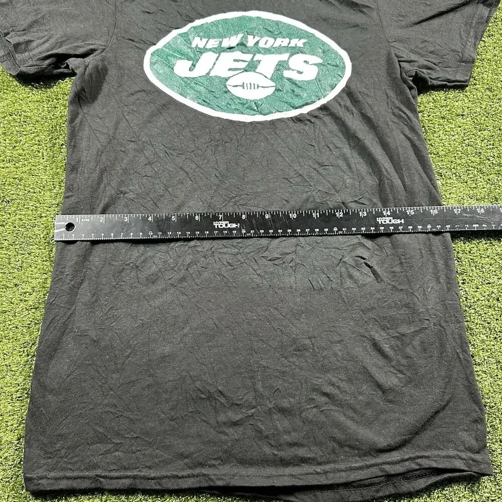 New York Jets Shirt Fanatics Men's Black Tee S Football NWOT